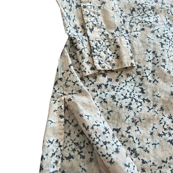 Calvin Klein Jeans Floral Cotton Button Down XS - Picture 2 of 3